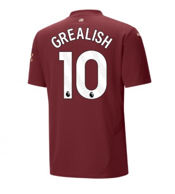 Manchester City Jack Grealish #10 Tercera Equipación 2024-25 Manga Corta